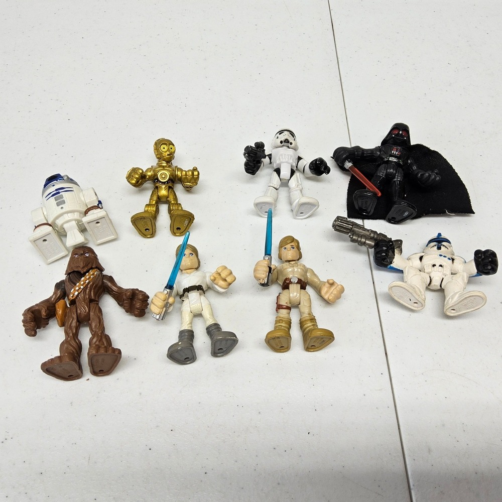 Hasbro Star Wars Galactic Heroes‎ Figure Lot Kids Multicolor 2.5 Inch 8pc Set